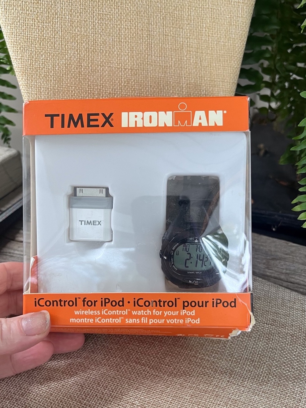 Timex Ironman iControl T5K051 Watch for iPod Black/Gray w/ Box & Receiver